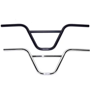 Venda quente Meados Ascensão Guiador Da Bicicleta Guiador BMX Preto Retro Bicicleta De Aço Guiador MTB Road Bike 20 - 22.5mm 701 - 800mm