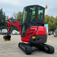 Mini-excavatrice de haute qualité avec moteur Kubota, CE EURO 5 EPA, pour usage domestique, mini-pelle hydraulique de 1,8 tonne