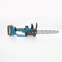 D55 Mini Tronçonneuse Électrique Sans Fil 12 Pouces Industrielle, Machine de Coupe de Bois et d'Acier Qualité DIY, Tronçonneuse à Batterie Sans Balais