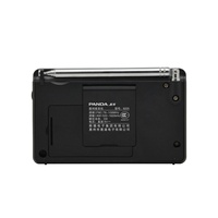Radio Internet DSP 3 bandes AM/FM/SW avec écran LCD, fentes USB/SD, batterie rechargeable, modèle noir 6205, vente directe d'usine PANDA