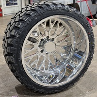 Jantes de camion sur mesure 22x12 24x12 26x16 26x12 22x14 24x12 24x14 26x14 8x170 8x180 8x6.5 6x5.5 en alliage d'aluminium forgé