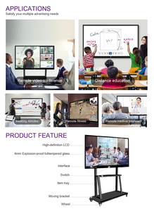 55 65 75 85 86 98 110 Inch UHD 4k LCD Display <b>Smart</b> <b>Board</b> <b>Interactive</b> Panel Digital <b>Smart</b> <b>Interactive</b> <b>Board</b> For Teaching - Product Image 3