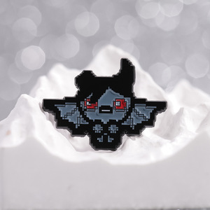 Broche <span class=keywords><strong>Demon</strong></span> <span class=keywords><strong>Girl</strong></span> avec ailes sombres Broche revers en métal élégant pour vêtements et accessoires - Product Image 3