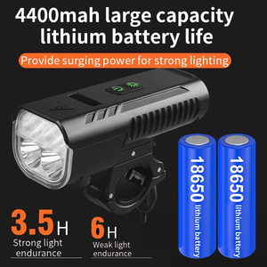 2025 Loa 130dB Sừng 1000lm USB Có Thể Sạc Lại Được Xây Dựng-Trong Pin Không Thấm Nước ABS + PC Đêm Cưỡi Xe Đạp Phía Trước 4t6 LED Xe Đạp Ánh Sáng - Product Image 4