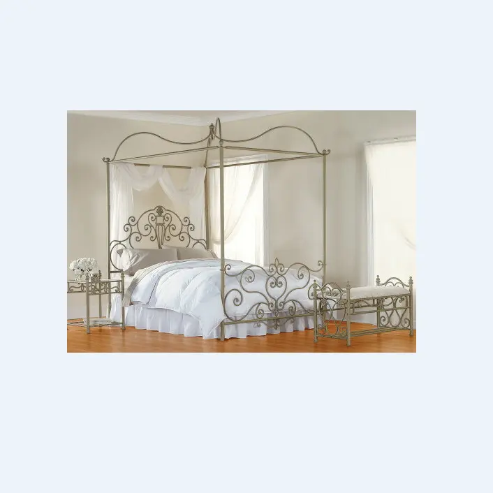 antique wrought iron bed for home furniture