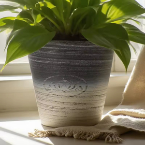 Maceta de Plástico Ecológica de Estilo Chino 2026 para Plantas de Interior/Exterior, Circular Cilíndrica de Gran Tamaño - Product Image 2