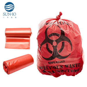 Autoclavable Plastic PP HDPE LDPE Hospital Laboratory Nursing Home <strong>Biohazard</strong> Waste Bag Garbage