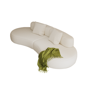 도매 라운드 2 좌석 압축 폼 소파 세트 편안한 의자 압축 소파 던지기 베개 작은 아파트 - Product Image 2