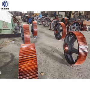 Engranaje recto de metal de gran diámetro forjado de fundición industrial pesada personalizado OEM de alto rendimiento para máquinas de transmisión - Product Image 1