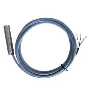 MB80-12GM50-E0 magnetic field proximity sensor is mounted flush in non-magnetic metal with a working distance of 80mm