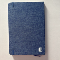 Couverture en tissu de lin A5 personnalisée reliure parfaite cahiers à couverture rigide planificateurs de couverture en tissu