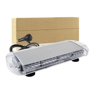 Nueva Barra de Luces Estroboscópicas LED de Alta Potencia de 40W con Carcasa Amarilla, 21.5 Pulgadas, 12-24V, para Vehículos de Bomberos y Ambulancias, Precio de Fábrica Gprgit - Product Image 1