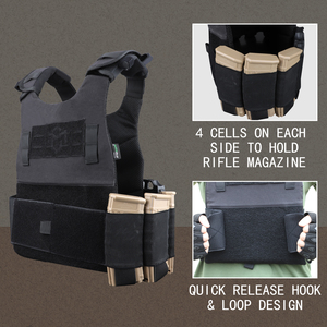 Đôi an toàn Polyester săn bắn ngoài trời Trọng lượng nhẹ bảo vệ <span class=keywords><strong>PE</strong></span> uhmwpe có thể điều chỉnh chiến thuật bảo vệ đạn đạo <span class=keywords><strong>vest</strong></span> áo giáp <span class=keywords><strong>vest</strong></span> - Product Image 5