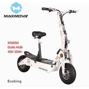 Trottinette/Moto Électrique Puissante à Double Moteur 2000W 48V 20Ah Haute Vitesse Populaire pour Adultes, Homologuée CE - Product Image 5