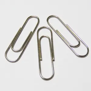 Argent personnalisé 50mm Jumbo <span class=keywords><strong>trombones</strong></span> en métal boîte de <span class=keywords><strong>bureau</strong></span> en plastique emballage <span class=keywords><strong>gros</strong></span> clips - Product Image 3