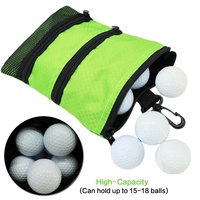 Fabrication d'accessoires pour balles de golf, logo personnalisé, sac à fermeture éclair professionnel, pochette pour tee de golf