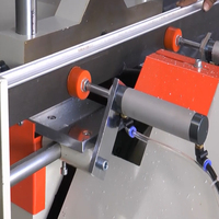 Scie à découper en V, machine de traitement des rainures en V à 90 degrés pour profilés UPVC et aluminium, pour la fabrication de portes et fenêtres