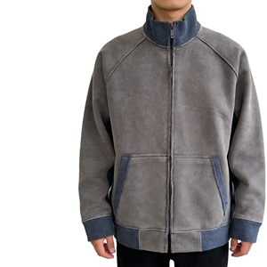 Thick Washed Polyester Cotton <b>Men</b> <b>Jacket</b> Casual Outdoor Wear with OEM ODM Customization - Product Image 1