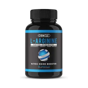 Oem L Arginine Capsules Met Pijnboomschors L Arginine Voor Mannen Stikstofmonoxide Precursor Supplement Voor Uithoudingsvermogen En Uithoudingsvermogen