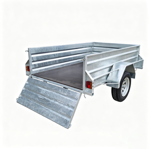 Remolque de Caja Galvanizado de 7x4 pies con Luces LED y <span class=keywords><strong>Rueda</strong></span> de Apoyo, <span class=keywords><strong>Carro</strong></span> Volquete para ATV de Bajo Consumo para Uso Agrícola - Product Image 5