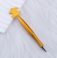 Stylo bille personnalisé en forme de bloc de construction, papeterie créative et originale, cadeau promotionnel pour le bureau et l'école