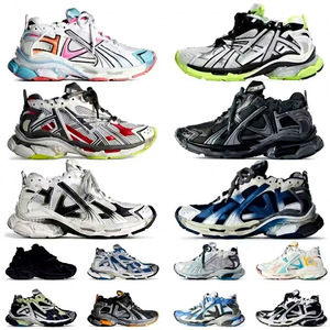 Scarpe da Corsa di Lusso alla Moda, Traspiranti, con Lacci, Suola Morbida Ammortizzata, Sneakers Leggere in Tessuto a Rete Balenciages - Product Image 1