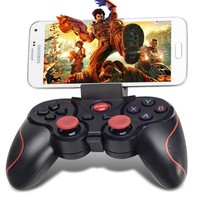 Panas Nirkabel Gamepad Game Controller T3 2.4G Hz Fly Air Mouse T3-M Mini Keyboard Nirkabel Remote Controller