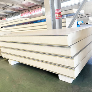 Paneles sándwich de pared de <span class=keywords><strong>poliuretano</strong></span> Panel sándwich ligero para aislamiento Pu/pur/PIR Panel sándwich de PU de <span class=keywords><strong>poliuretano</strong></span> para cámara fría - Product Image 2