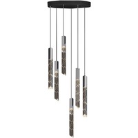 Lustre linéaire moderne et minimaliste en cristal pour hall de villa, escalier, décoration intérieure, plafond haut