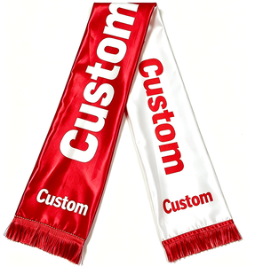 Bufandas Personalizadas al por Mayor para Equipos de Fútbol/Soccer, Ecológicas, de Poliéster, Servicio OEM/ODM, Tamaño Personalizado para Promociones Comerciales - Product Image 4