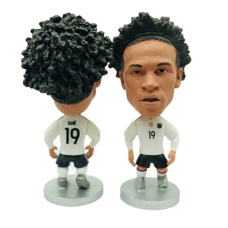 Figurine di stelle del calcio su misura con ozil Miroslav Gerd Muller Beckenbauer Matthaus Kahn Michael Ballack