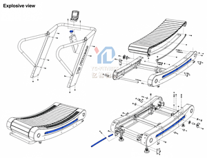 YG-T011 YG FITNESS Caminadora Curva de Alta Calidad, Máquina para Correr, Caminadora Curva para Gimnasio, Uso Comercial - Product Image 6