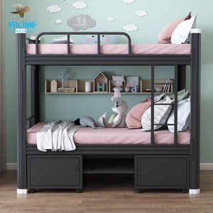 Lit superposé Double de haute qualité pour adultes cadre de lit superposé en métal pour garçons lits superposés d'occasion à vendre - Product Image 6