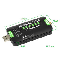 Module Internet 4G USB DONGLE pour Raspberry Pi 4B/3B+, carte d'extension de communication réseau 4G de qualité industrielle pour transmission de données