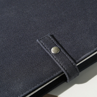 Couverture de cahier en tissu de lin de taille personnalisée avec impression de logo Couverture de livre élégante et durable pour Journal et mémo