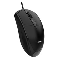 Ratón Óptico con Cable USB V301 Portátil, Clásico, 3D, 1200DPI, Ergonómico, para Oficina y Negocios, para Portátil