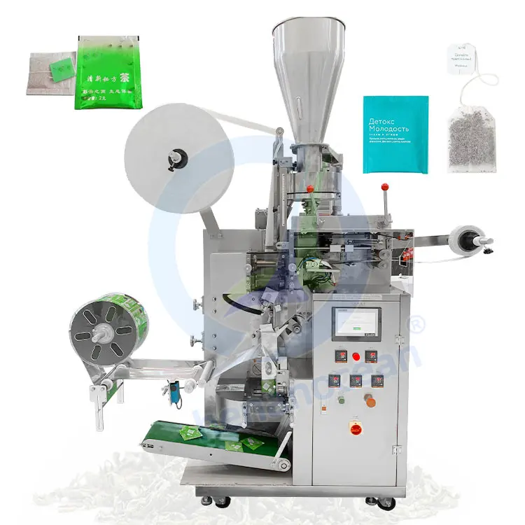 OCEAN Automatic 2-99g Inner Outer Envelope Fill and Weigh Loose Tea Bag Pack Machine in Sri Lanka