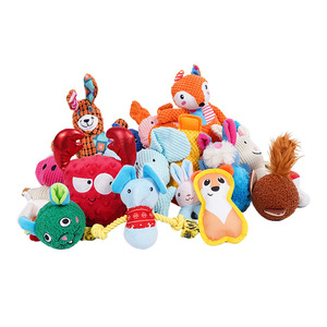 Jouets en peluche pour chiens, résistants aux morsures, design de dessin animé, pour chiots, fournitures pour animaux de compagnie d'intérieur, soulagement de la dentition, Golden Retrievers, Corgis - Product Image 3