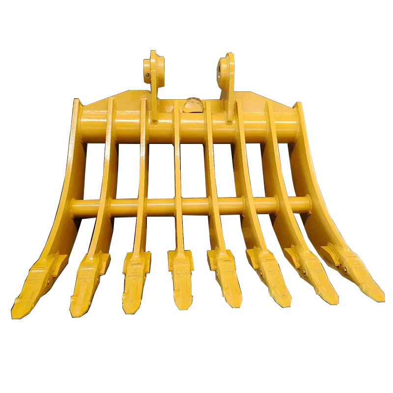 High Quality Excavator Spares Root Rake Teeth Premium Excavator Rakes