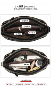 New Arrival Pure Color Women's Handbags Leather Crossbody Bag PU <b>Shoulder</b> Bags Hand Bag for Women - Product Image 5