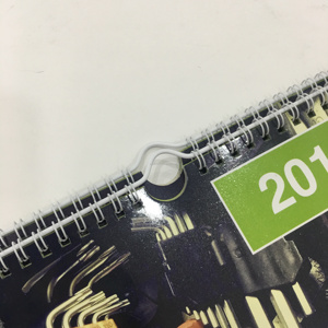 לוח שנה עיצוב מותאם אישית לוח שנה חדש שנתי דלפק הדפסה לוח שנה 2025 שולחן קיר סיני ספירלה - Product Image 5