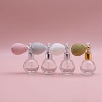 Flacon pulvérisateur de parfum à paillettes le plus vendu, tube rond en verre vide de 12 ml, bouchon à vis de haute qualité, flacon pulvérisateur à paillettes