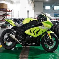 Motocicleta Baodiao Double RR Ninja de Segunda Mano, Modelo Dragon Horizon R3, V6 Bicilíndrico, Fabricada en China, Puede Registrarse