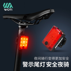 Yueli <b>Bicycle</b> Taillight Led Rechargeable Flash <b>Light</b> With Mounting Bracket And Usb Cable For Road Mountain Bike - Product Image 4