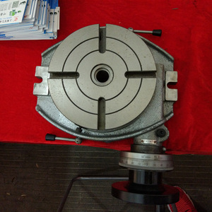 Tête d'indexation Ts200, table rotative de 200 mm avec mandrin à trois mors pour fraiseuse, en fonte - Product Image 1