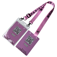 Fabricant professionnel OEM/ODM, logo numérique personnalisé, cordon de cou rétractable résistant à l'eau, porte-badge en polyester avec crochet