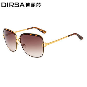 แว่นกันแดดโลหะสำหรับผู้หญิง Dirsa กรอบสีดำ เลนส์พีซี ป้องกันรังสียูวี 400 ประเภท 3 สำหรับตกปลา - Product Image 3