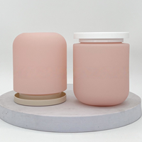 Envase Cosmético de HDPE Mate de 250ml 500ml al por Mayor, Tapa de PP con Impresión Personalizada, Botella de Gran Capacidad para Mascarillas Capilares