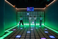 Panneau de sol interactif LED actif 30x30cm, tuiles lumineuses RGB pour enfants et adultes, salle de jeux d'arcade intérieure