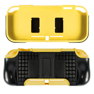 Coque de protection TPU 2-en-1 pour console <span class=keywords><strong>Switch</strong></span> Lite neuve avec 2 fentes de rangement pour cartes de jeu Support pour poignée de main - Product Image 3